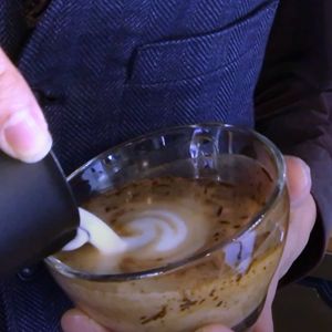 Caffe Mocha or Chocolate Latte for Cafe Menu, menu recipe template for cafe