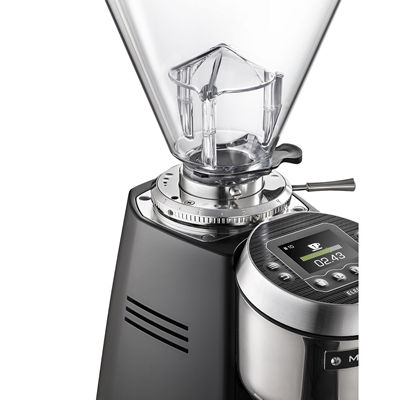 Mazzer V Pro Coffee Bean Grinder for cafe , black color , back view
